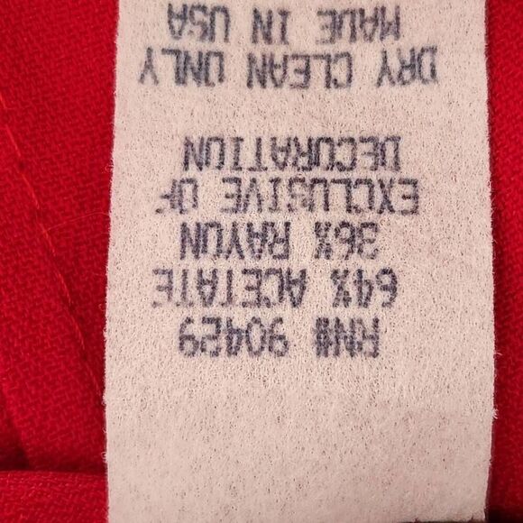 Jay Jacobs size 9-10 vintage Marilyn Monroe wine red sweetheart high slit dress - Picture 8 of 11